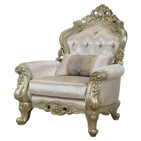 Rosdorf Park Barrette Upholstered Armchair Wayfair